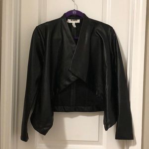 Black Faux Leather Jacket